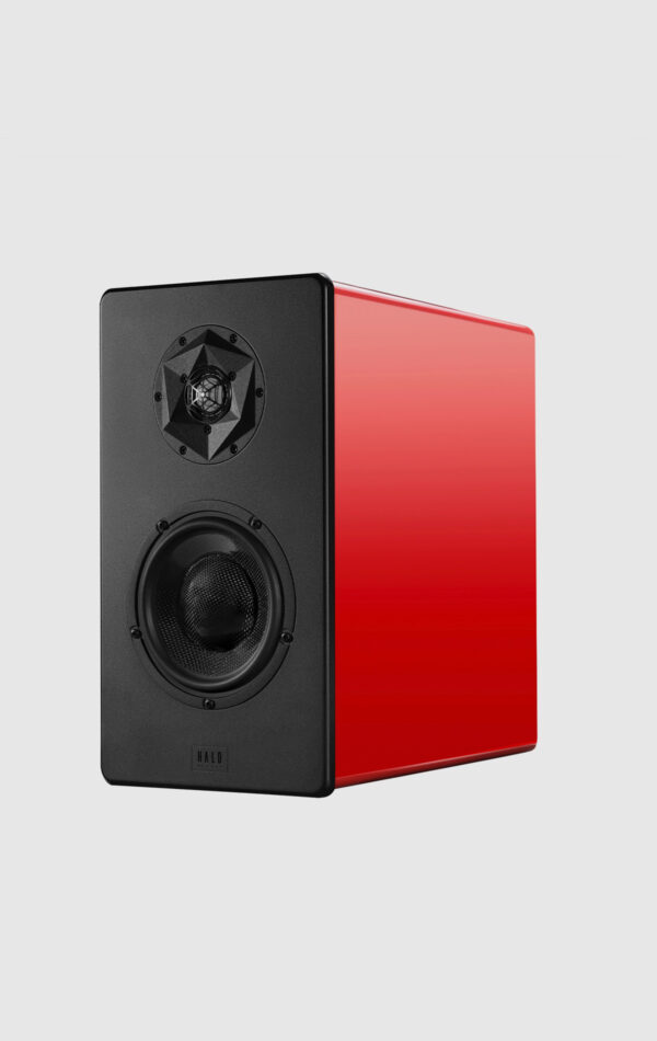 m1-red-without-grill.jpg Starke Sound M1 Bookshelf Speaker