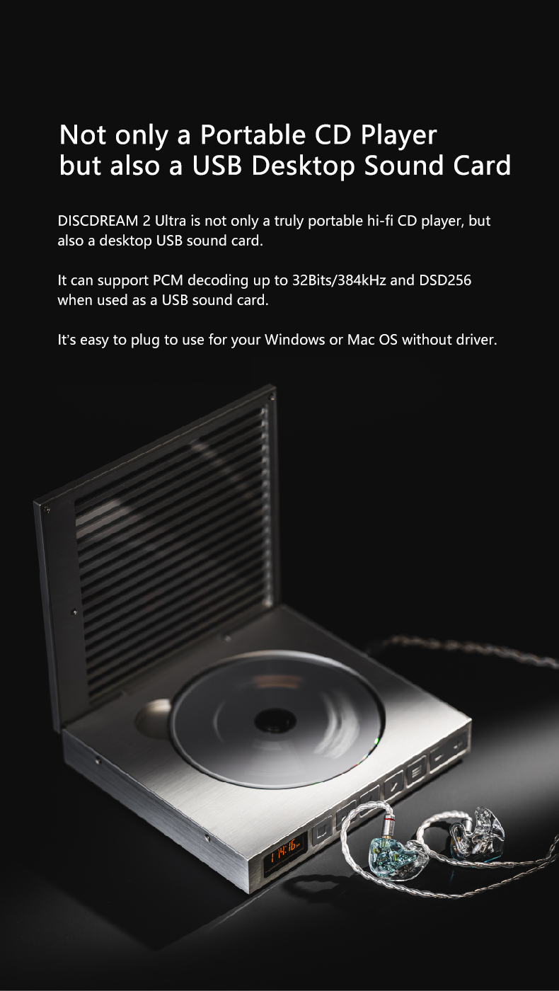 MOONDROP DISCDREAM2 ULTRA Portable CD Player - Image 12